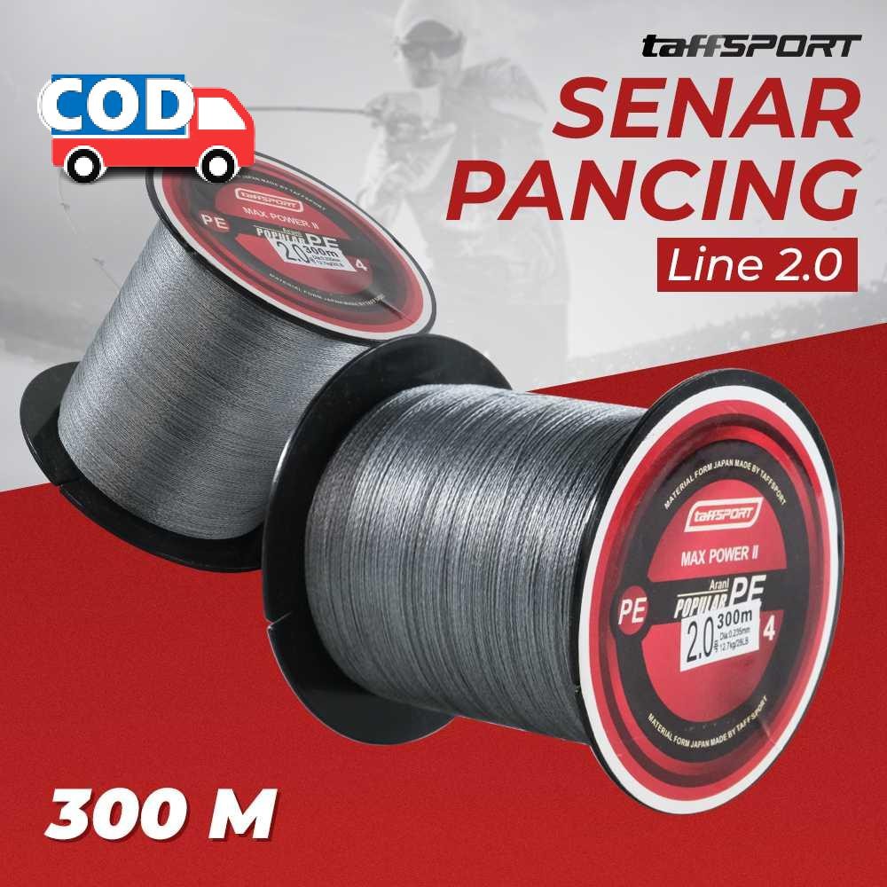 Senar Pancing PE Braided 300M Tangguh untuk Laut dan Air Tawar Kuat
