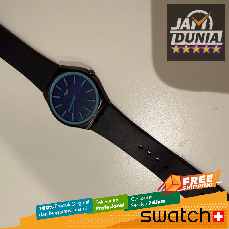 JAM TANGAN WANITA PRIA SWATCH ORIGINAL KARETBLACK SWATCH SS07B111 SWATCH SS07B 111 JAM WANITA JAM PR