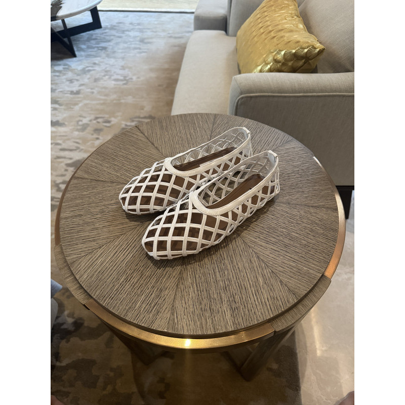 Ala** Ballet Caged Mary Jane Shoe VVIP Quality Import Branded White