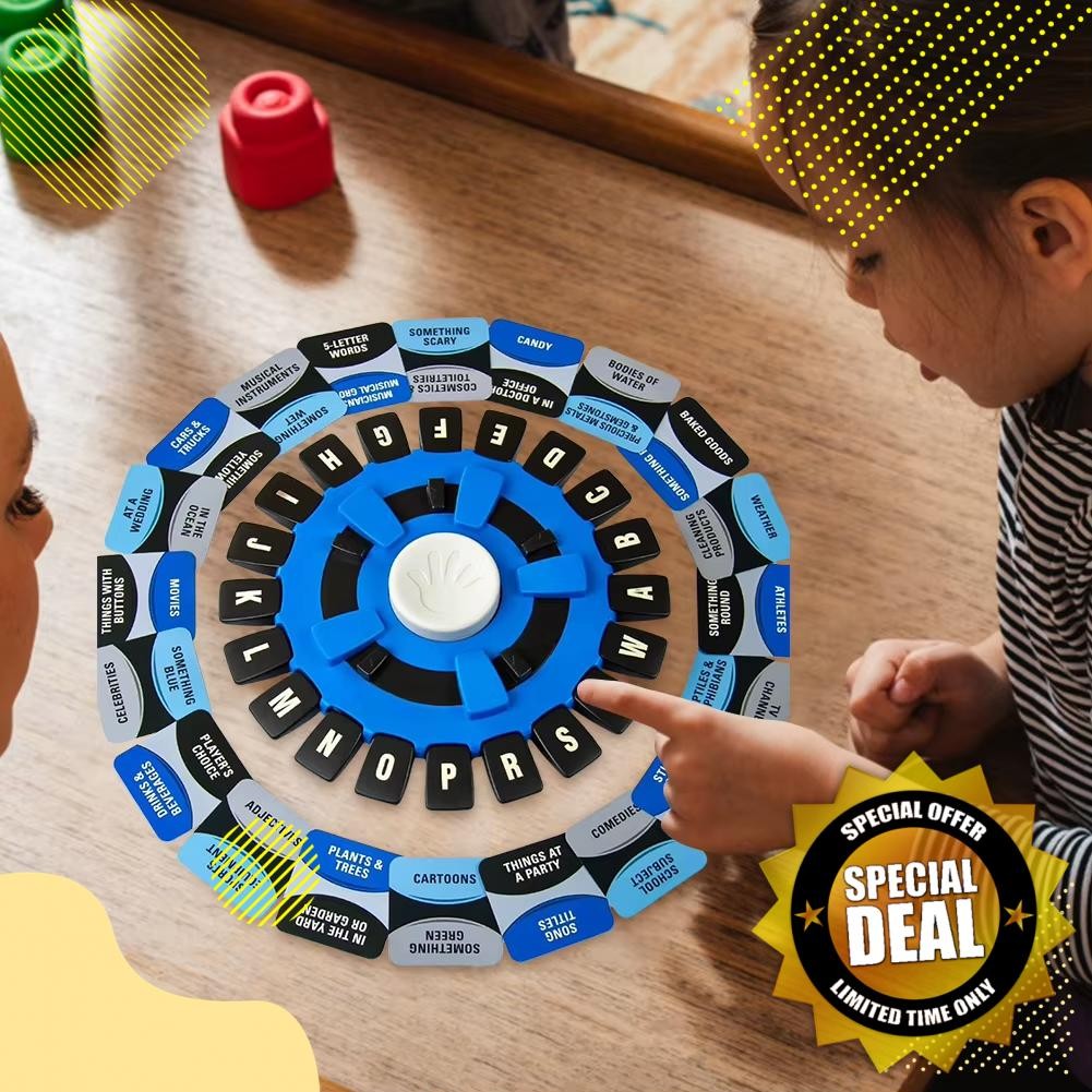 FunSpell Mainan Puzzle Fast Rhythm Word Game Party Board Toy - BMP2