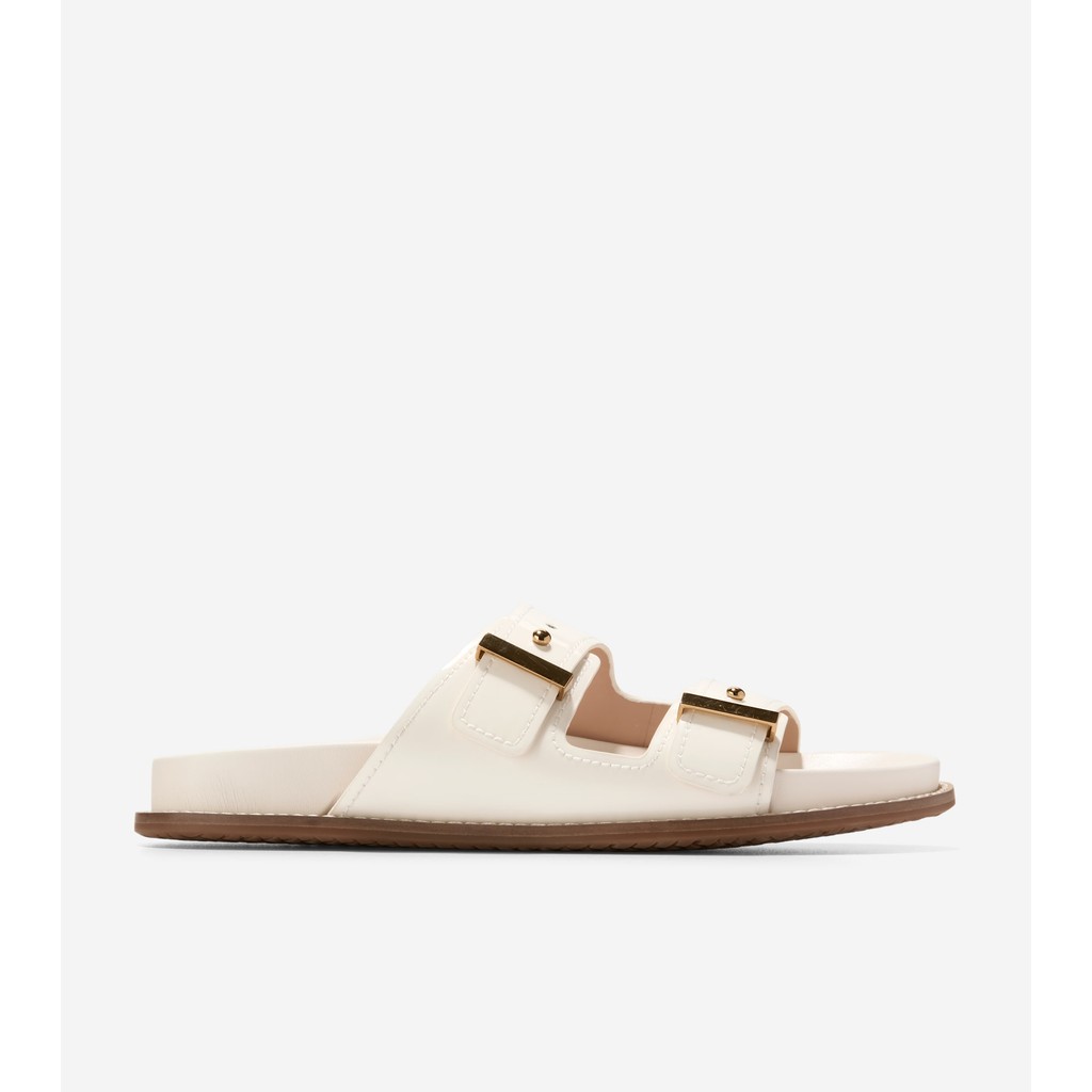 Cole Haan Women Marisol Footbed Sandals - Sepatu Wanita (White)
