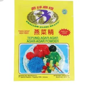 agar agar bubuk warna putih