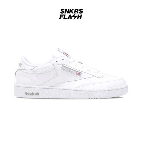REEBOK Club C 85 White Sheer Grey Sepatu Sneakers Pria - 100000154 - Size 43