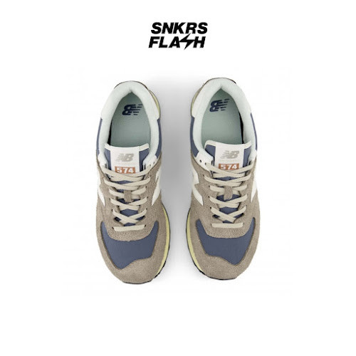 NEW BALANCE 574 Arid Stone Sea Salt Sepatu Sneakers Pria - U574WGN - Size 45