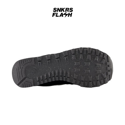 NEW BALANCE 574 Black White Burgundy Sepatu Sneakers Wanita - WL574WBE - Size 38