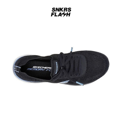 SKECHERS Sport Summits Black Blue Sepatu Casual Wanita - 150122BKLB - Size 37