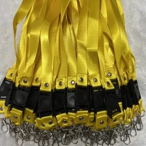 

LANYARD POLOS 2cm TALI ID CARD POLOS kuning