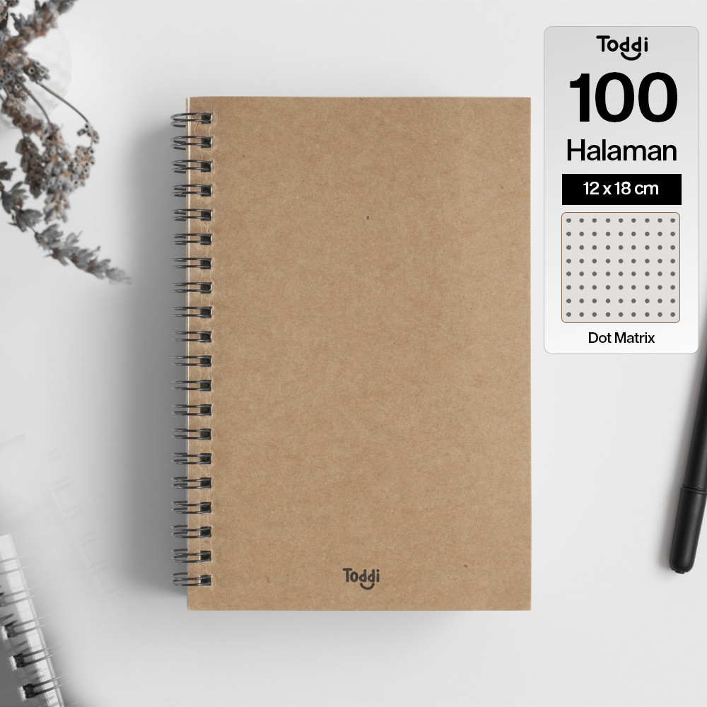 

Toddi Buku Jurnal Softcover Notebook Diary 68GSM 100 Halaman - TD6