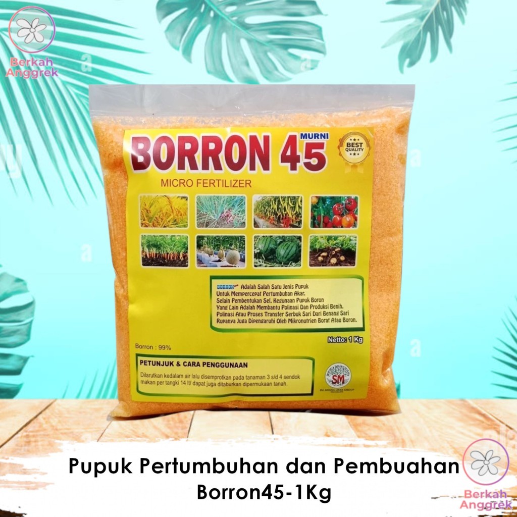 Pupuk Borron Yellow 45 1 Kg Pupuk Boron Murni