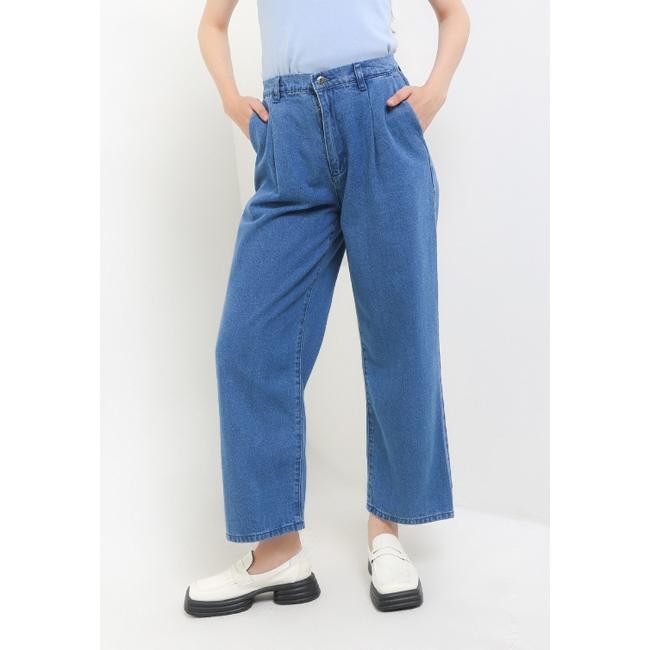 Hush Puppies Celana Denim Wanita Munroe Medium Blue