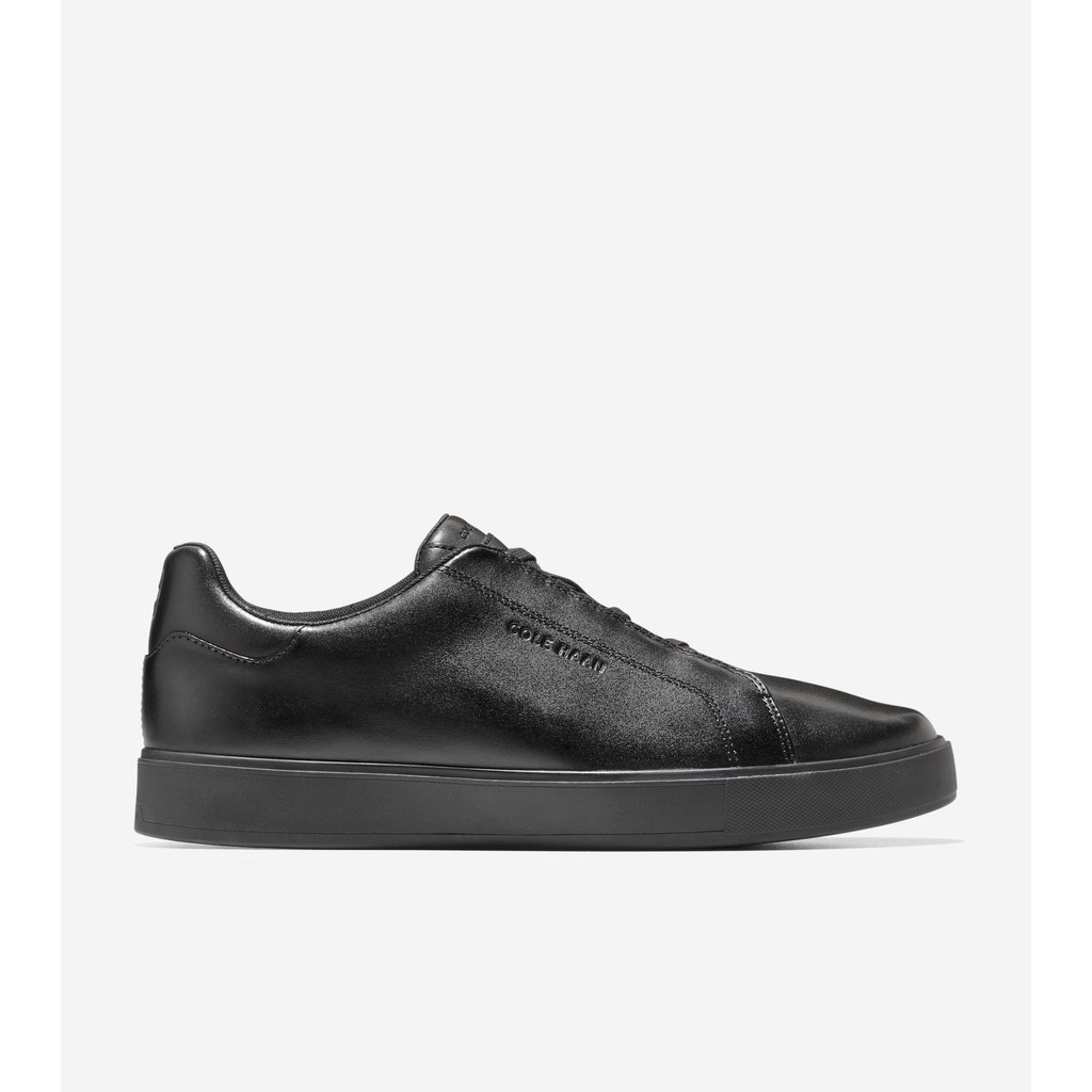 Cole Haan Men Grandpro Luxe Slip-On Sneakers - Sepatu Pria (Black)