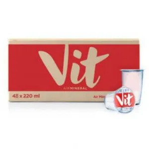 Air mineral gelas Vit 220ml / Aqua Gelas 220ml