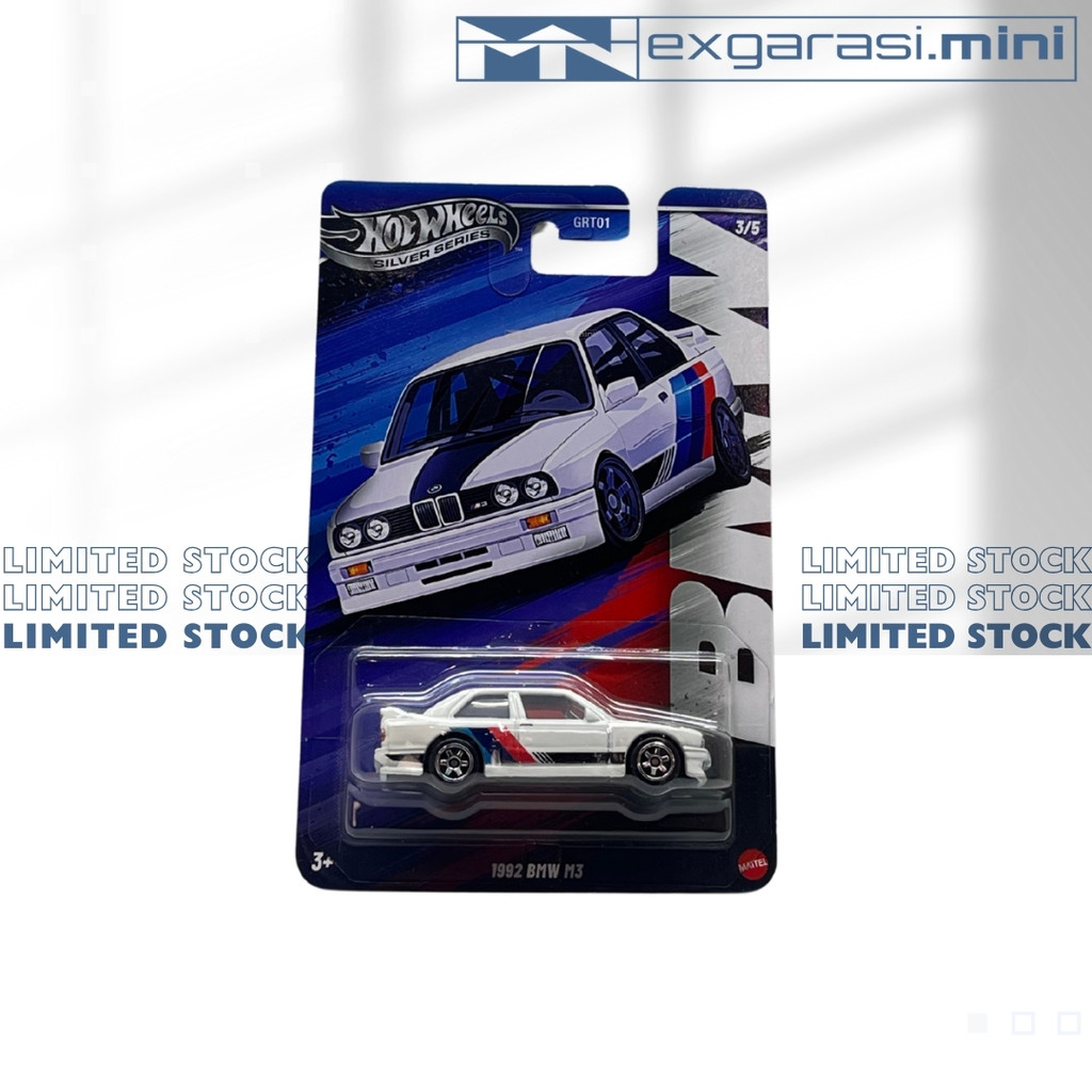 Hot Wheels 1992 BMW M3 – White Silver Series