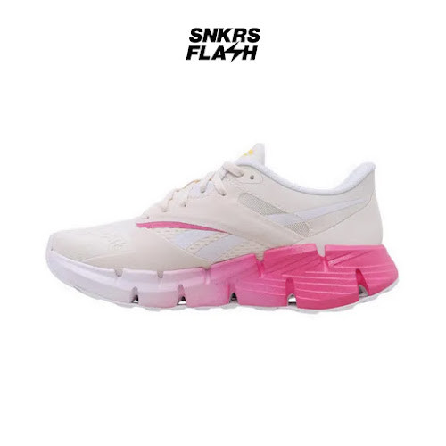 REEBOK Zig Dynamica 5 Vintage Chalk True Pink Sepatu Lari Wanita - 100210045 - Size 38