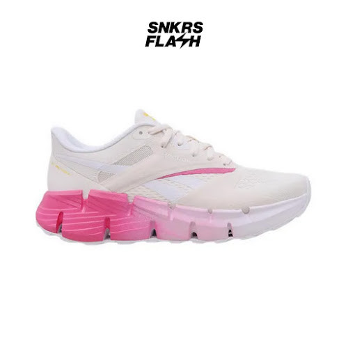 REEBOK Zig Dynamica 5 Vintage Chalk True Pink Sepatu Lari Wanita - 100210045 - Size 38