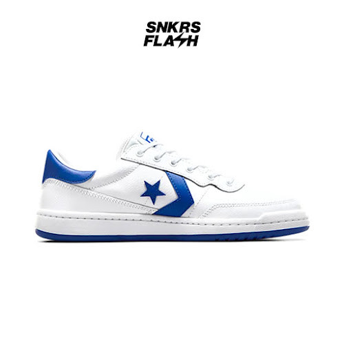 CONVERSE Fastbreak Pro Ox White Blue Sepatu Sneakers Pria - A10202C - Size 45
