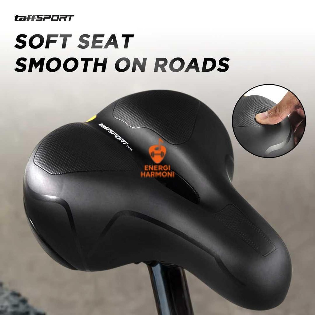 TaffSPORT Sadel Sepeda Kulit Sintetis Jok Retro Klasik