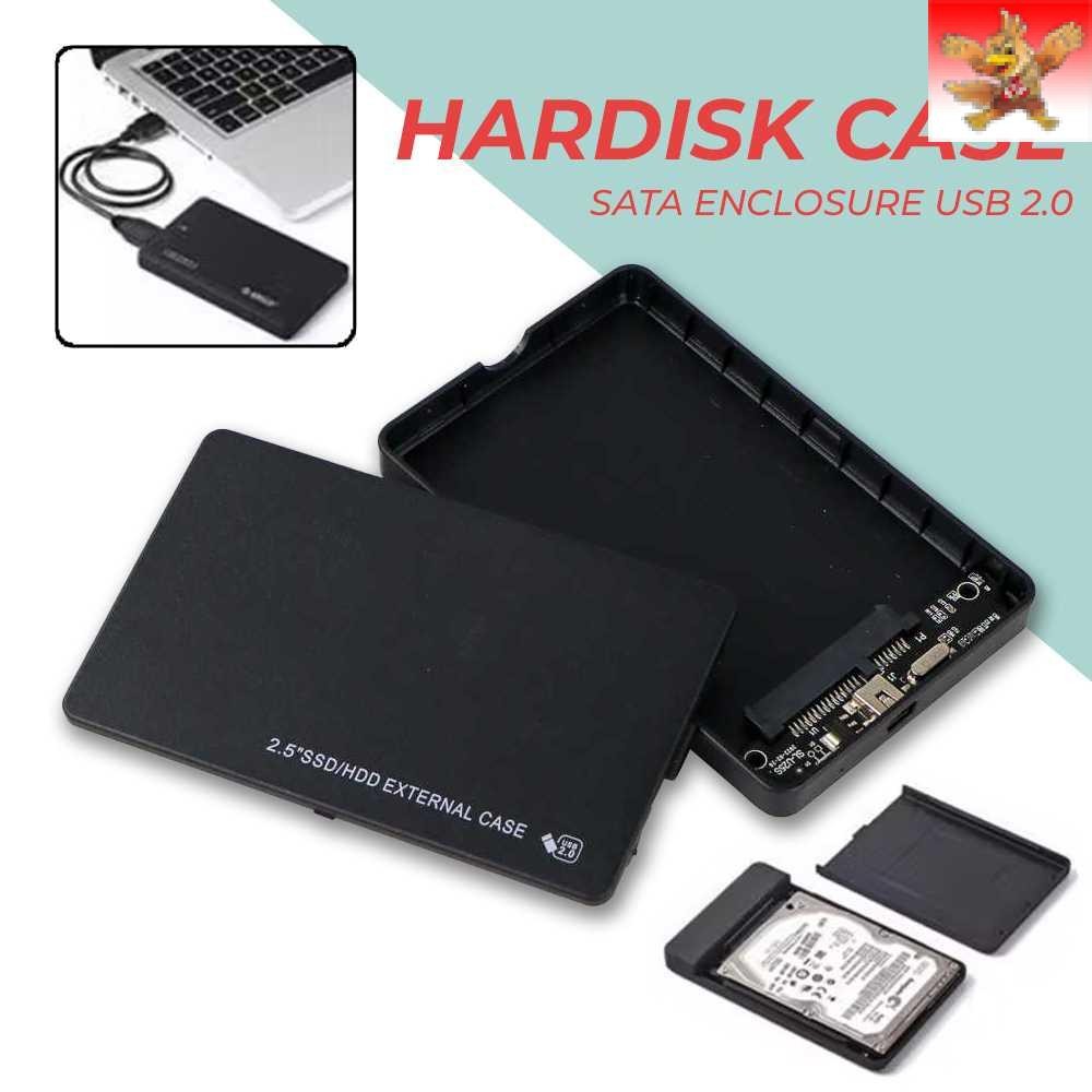 Casing Harddisk 2.5 HDD SATA Enclosure USB 2.0 to Mini USB - U25Q7