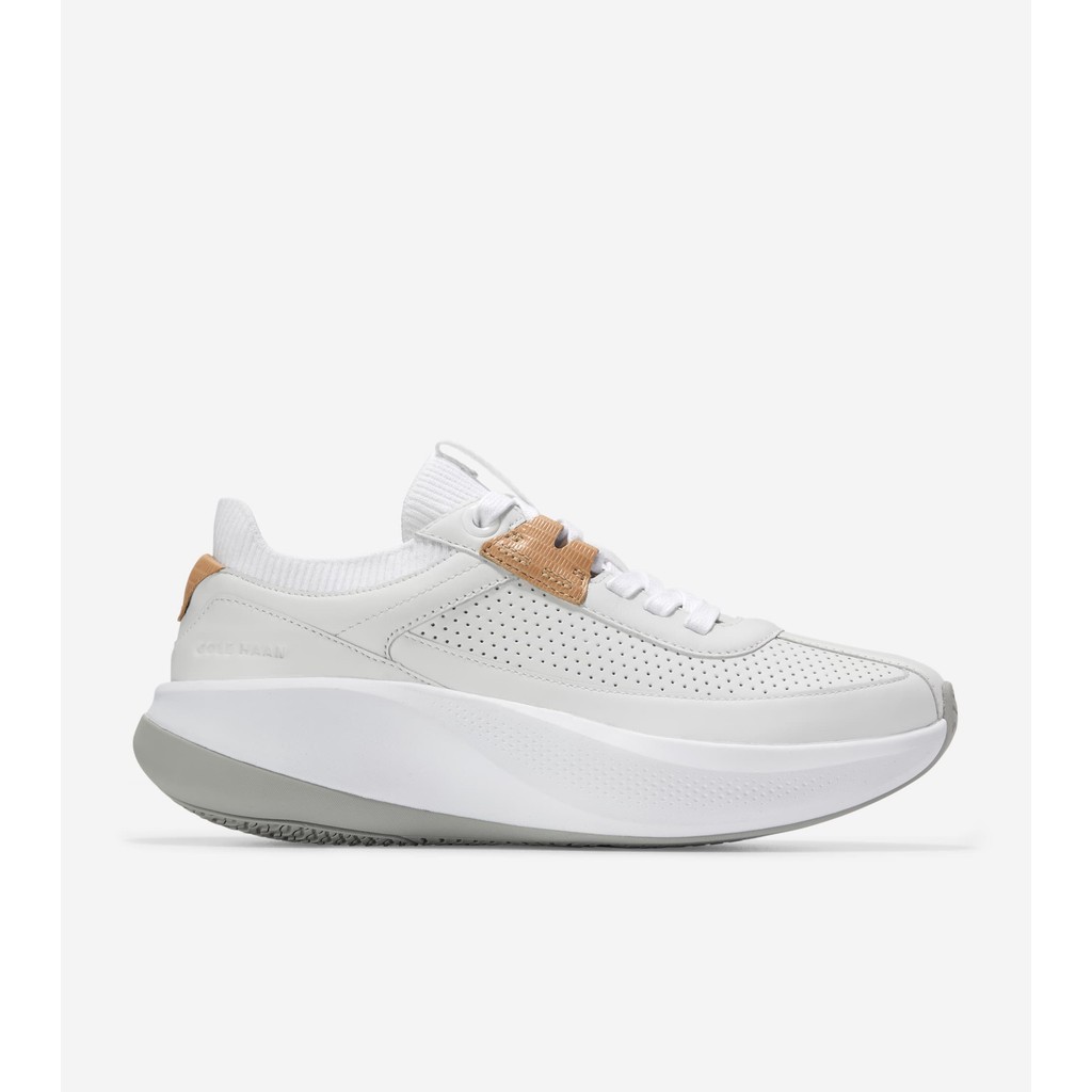 Cole Haan Women Grandpro All Day Runner Lthr - Sepatu Wanita (White)