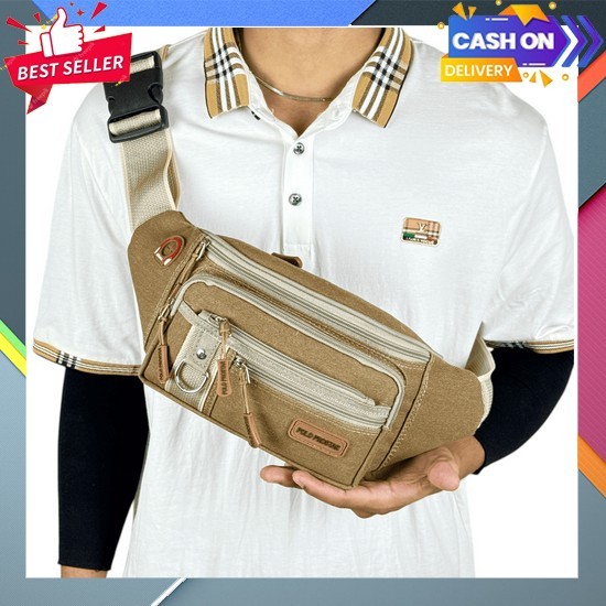 Buffback Pria Keren Tas Selempang Kulit Asli Punggung Distro Original Kecil Tas Selempang Kulit Usb 