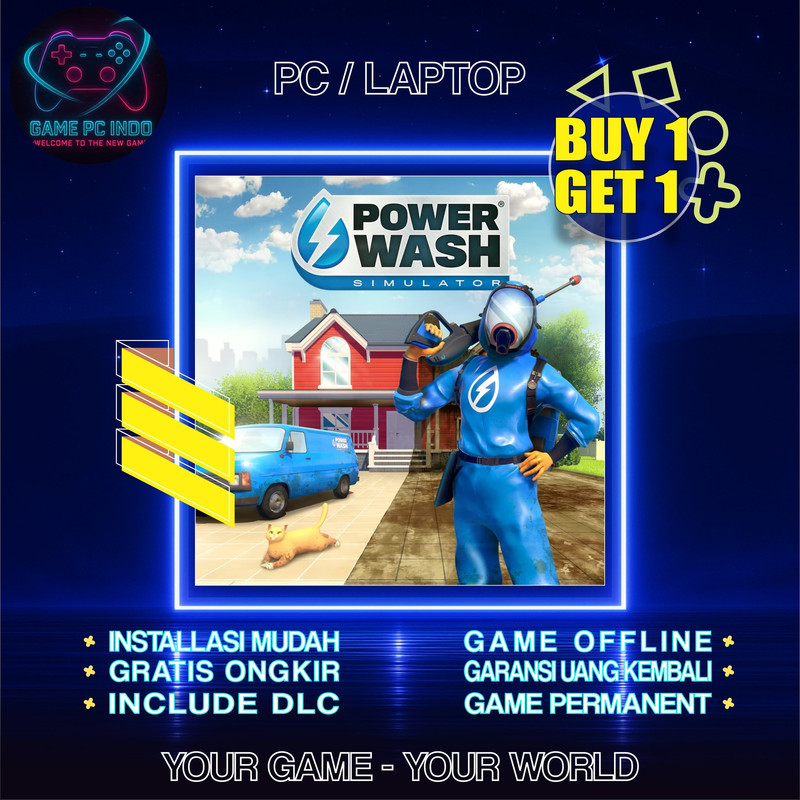 Power Wash Simulator PC Laptop / Game Simulator Cuci Mobil