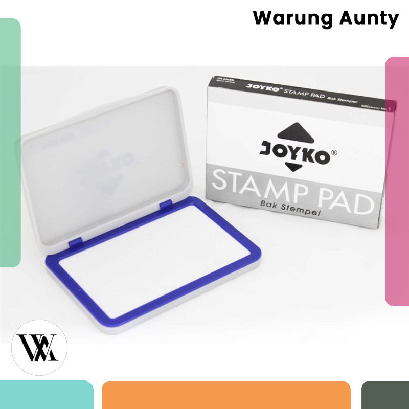 STAMP PAD BANTALAN TINTA JOYKO BAK STEMPEL NO 00 0 1 CAP STAMPEL INK PERALATAN SEKOLAH KANTOR ATK AL