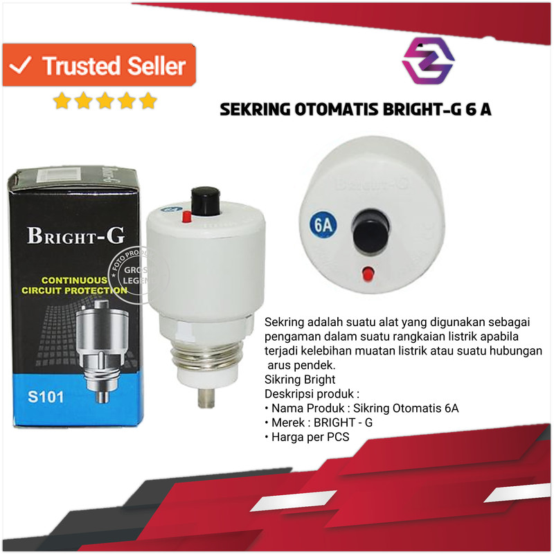 Sekring Otomatis Listrik 6A Sekring Otomatis Bright G Sikring Listrik