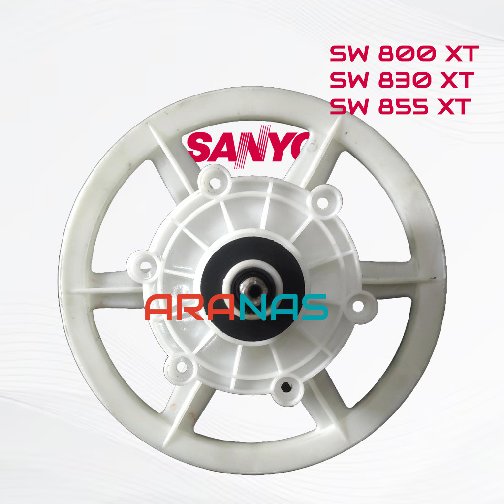 GEAR BOX SANYO 8 Kg SW800XT SW830XT SW855XT GIR BOK Pully Gearbox Mesin Cuci 2 Tabung GIRBOK SW 800 