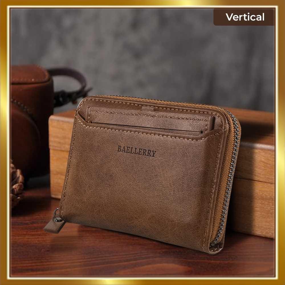 Baellerry Dompet Pria Bahan Kulit - D3124