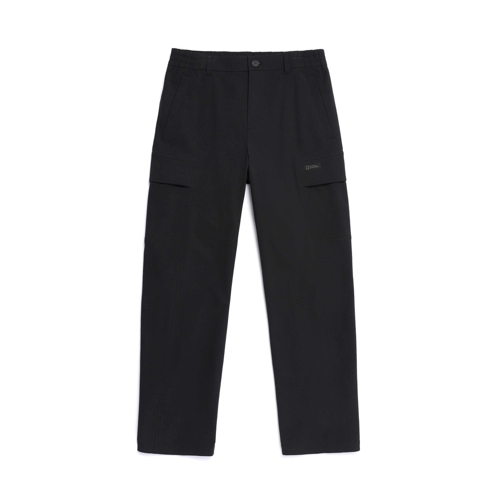National Geographic Tanu Straight Pants - Celana Hitam