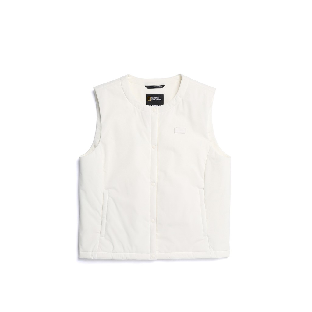 National Geographic Women Rhea Ultra Lightweight Padded Vest - Rompi O/White