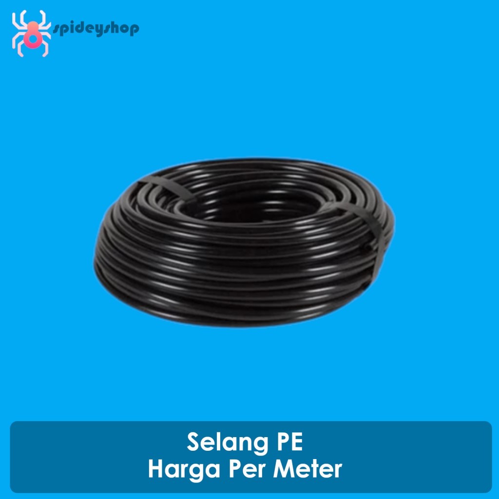 Selang PE 7 mm Selang Irigasi Pertanian Selang Tetes Meteran