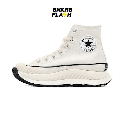 CONVERSE Chuck 70 At Cx Hi VintageWhite Sepatu Sneakers Pria  - A01682C - Size 43