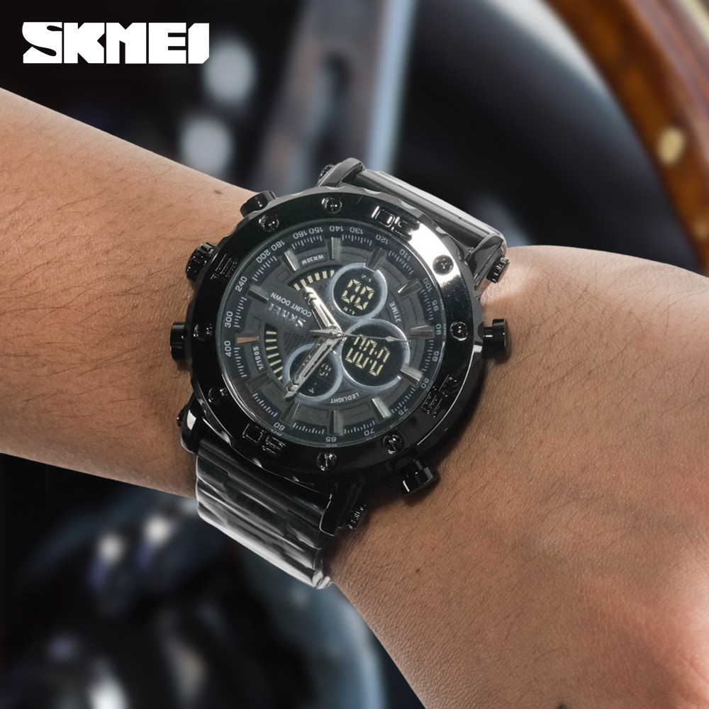 SKMEI Jam Tangan Digital Analog Pria - 1636