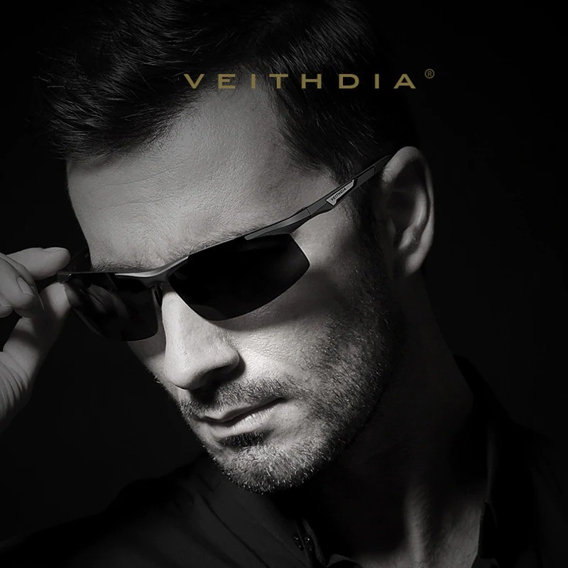 VEITHDIA Kacamata Retro UV400 Polarized Sunglasses - 6562