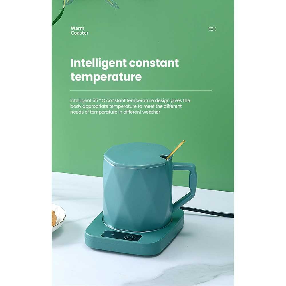 PURRINI Tatakan Pemanas Gelas Coffee Cup Warmer Heating Pad Coaster