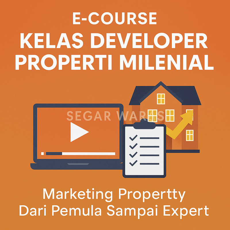 Ecourse Developer Properti Milenial Kelas Belajar Marketing Property Dari Pemula Sampai Expert Video