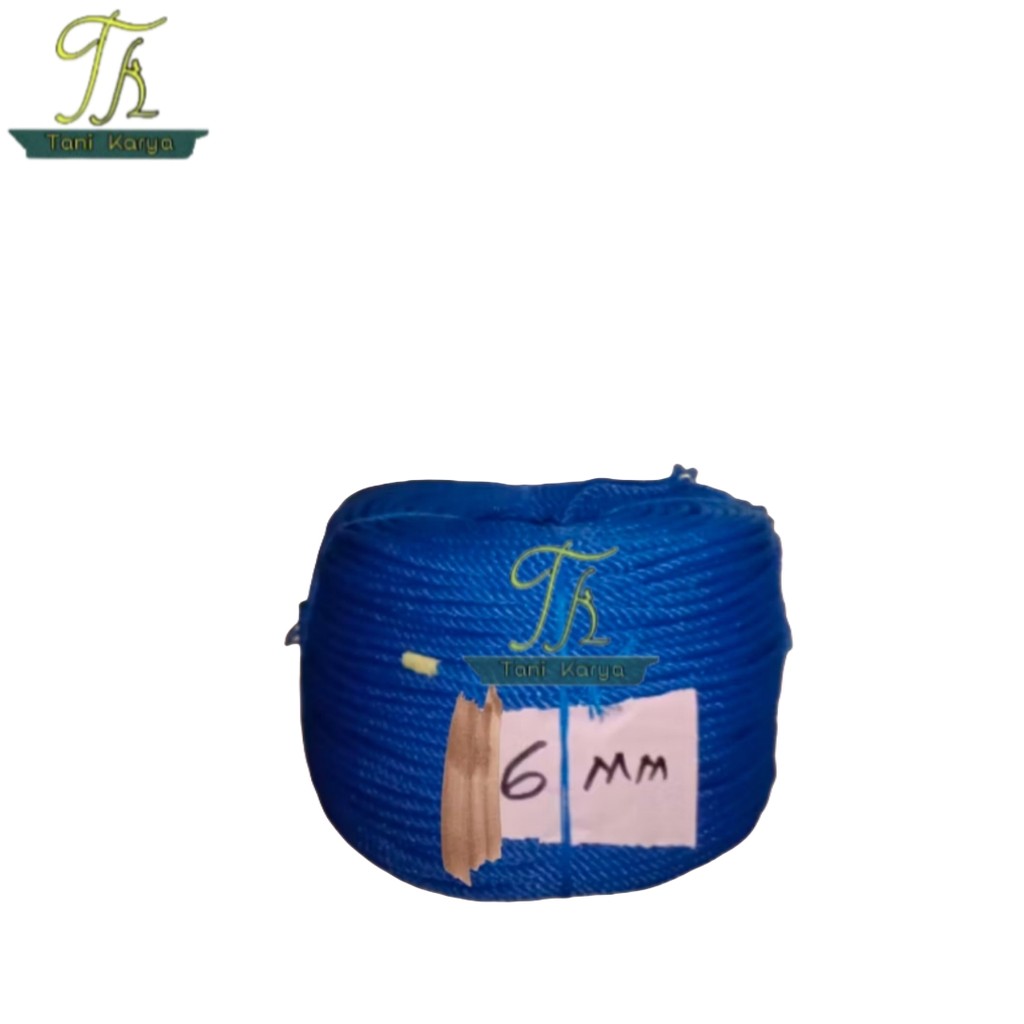 TALI TAMBANG METERAN KETEBALAN 6 MM  / TALI NILON / TALI TAMBANG PUSO