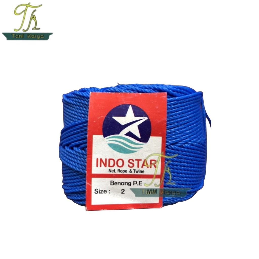 TALI TAMBANG KETEBALAN 2 MM BERAT 200 GRAM  / TALI NILON / TALI TAMBANG KECIL