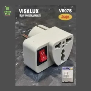 Oversteker Colokan Kaki 3 Saklar, Visalux