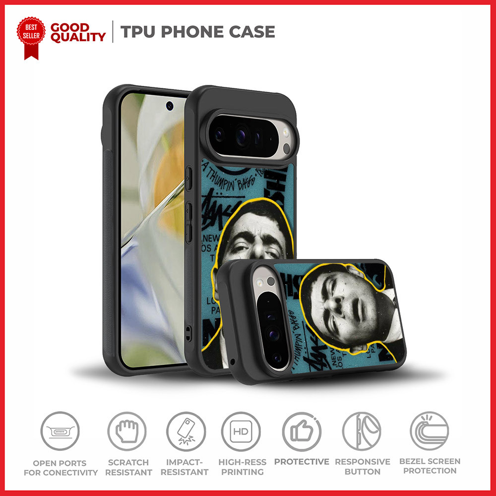 Case Casing Google Pixel 10 9 8 7 6 5 A Pro XL Fold Mr. Bean Retro Vibe AH0426 Custom N5