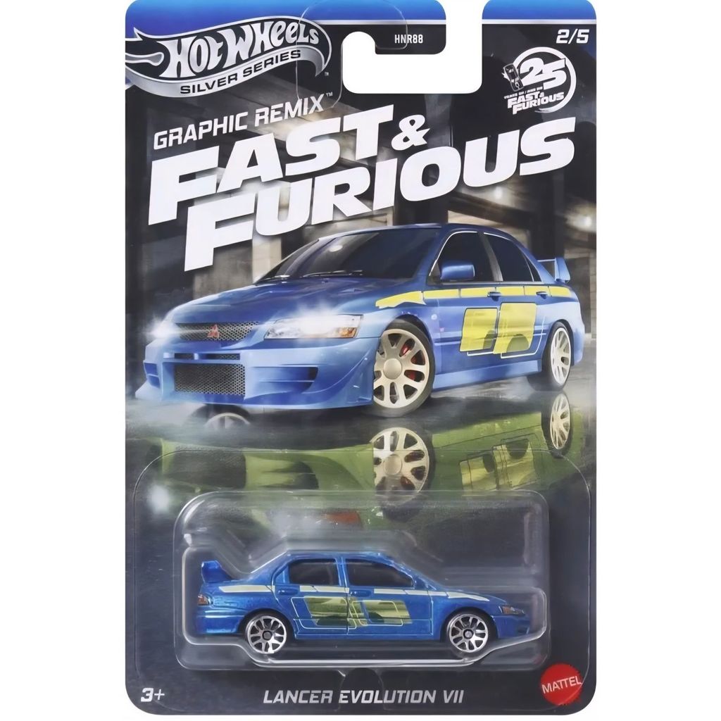 Hot Wheels Graphic Remix Fast
and Furious Lancer Evolution VII