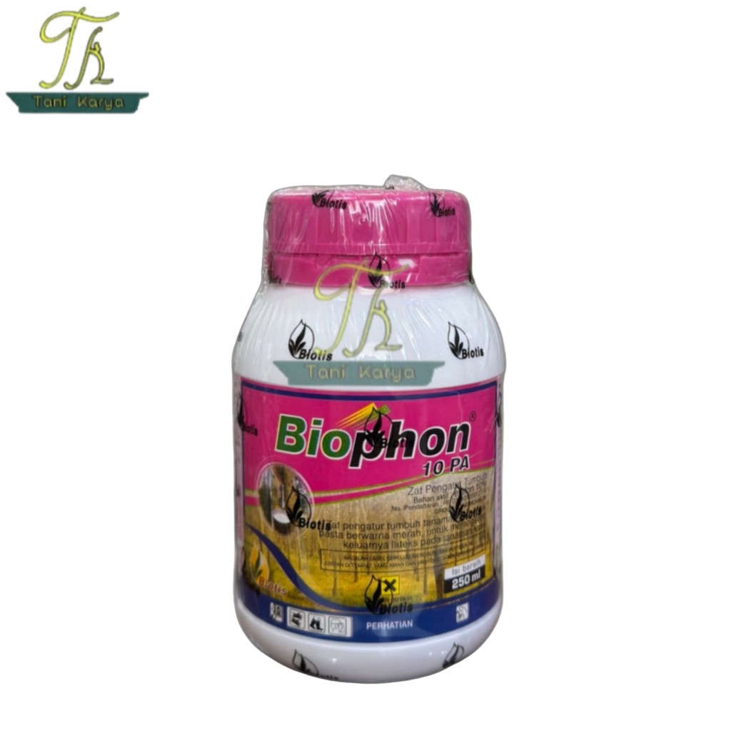 ZPT ZAT PENGATUR TUMBUH BIOPHON 10 PA 250 ML Perangsang Getah Pohon Karet
