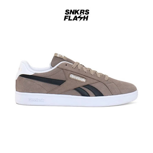 REEBOK COURT Retro Grey Black White Sepatu Sneakers Pria  - 100208929 - Size 44