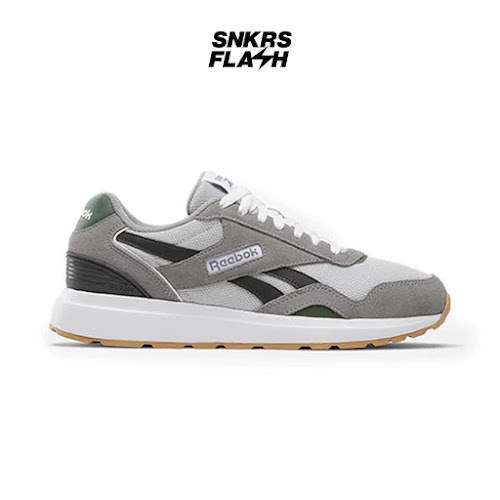 REEBOK GL 1100 Grey Black Sepatu Sneakers Pria  - 100210023 - Size 39