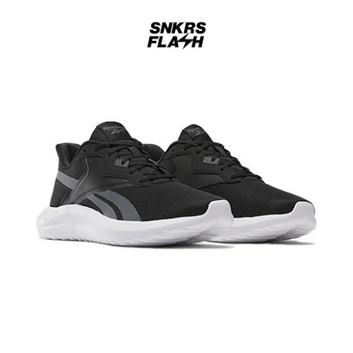 REEBOK ENERGEN Lux Black Grey White Sepatu Lari Pria  - 100033639 - Size 41