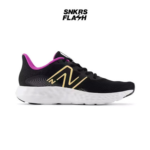NEW BALANCE 411 V3 Black Purple Sepatu Lari Pria  - W411RC3 - Size 36.5