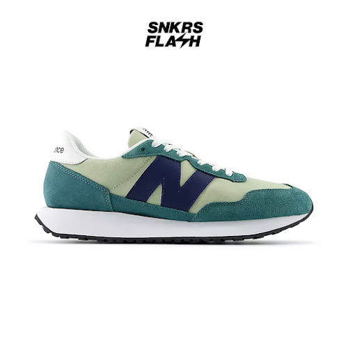 NEW BALANCE 237 Green Olive Sepatu Sneakers Pria  - MS237MGB - Size 40.5