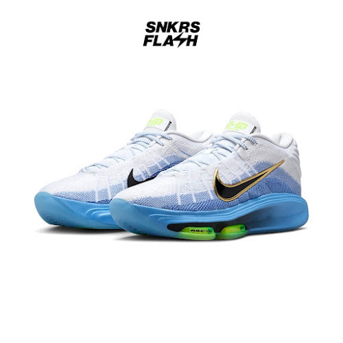 NIKE AIR Zoom Gt Hustle 3Gp Fundamental White Sepatu Basket Pria  - FV5952100 - Size 40.5