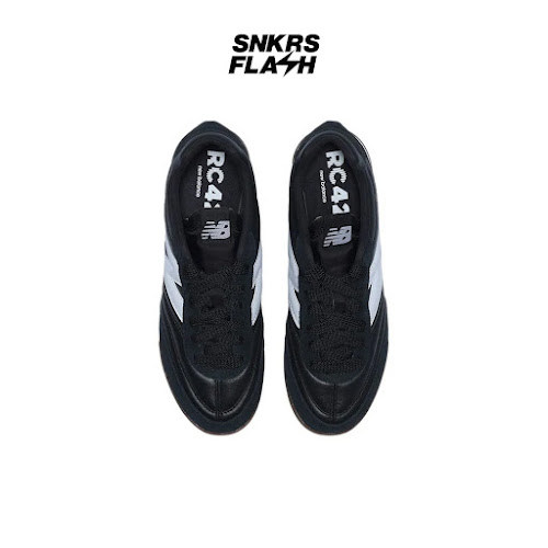 NEW BALANCE Urc42 Black White Gum Sepatu Sneakers Unisex  - URC42LB - Size 40.5